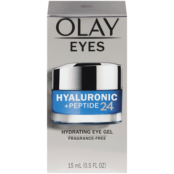 Olay Hyaluronic + Peptide 24 Eye Gel, Fragrance-free 15 ml, $279.93/100ml