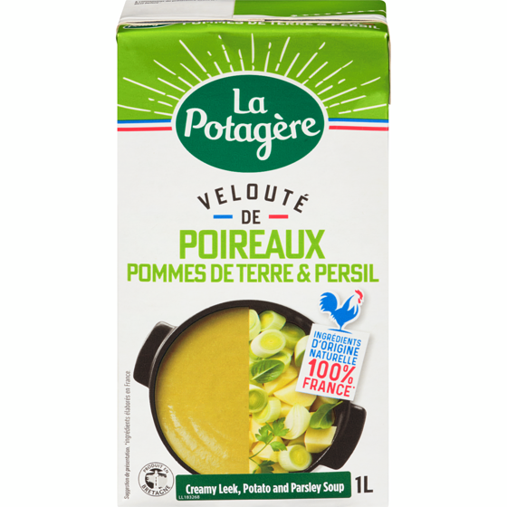 La Potagere Creamy Leek, Potato And Parsley Soup 1 l, $0.68/100ml