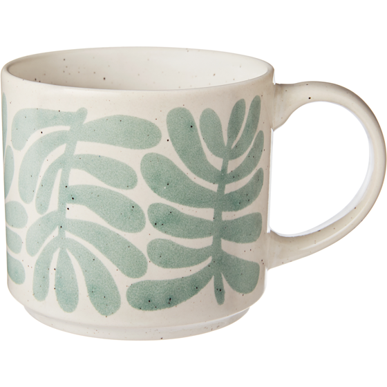 Life at Home Stack Pad Print Mug -Frond 1 ea, $7.00/1ea