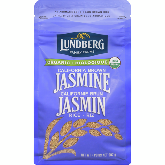 Lundberg Organic California Brown Jasmine Rice 907 g, $1.65/100g