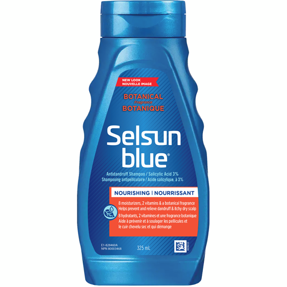 Selsun Blue Botanical Anti-Dandruff Shampoo, 3% Salicylic Acid 325 ml, $4.61/100ml