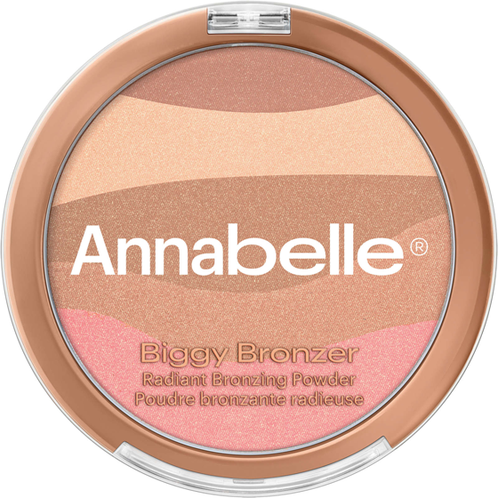 Annabelle Biggy Bronzer Talc-Free Radiant Bronzing Powder Trio Gold 17.8 g, $81.40/100g
