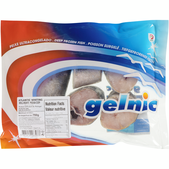 Gelnic Atlantic Whiting 750 g, $2.00/100g