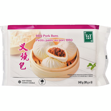 T&T BBQ Pork Buns 540 g, $1.11/100g