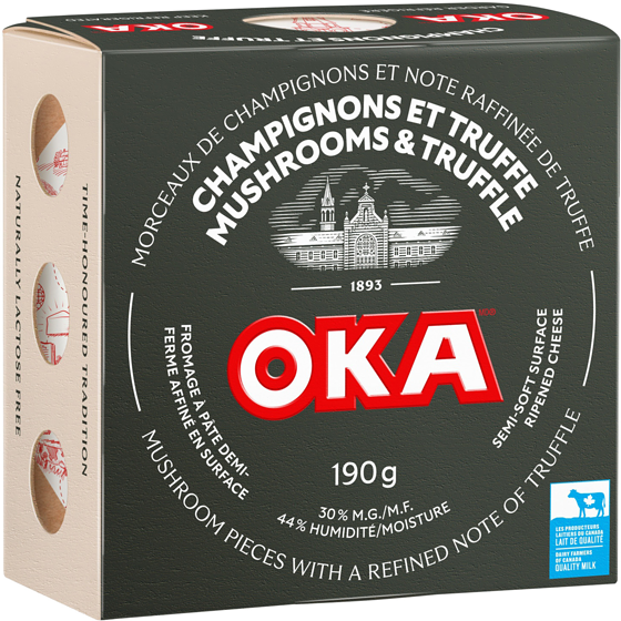 Oka Fromage Champignons et Truffle 190 g, 3,94 $/100g
