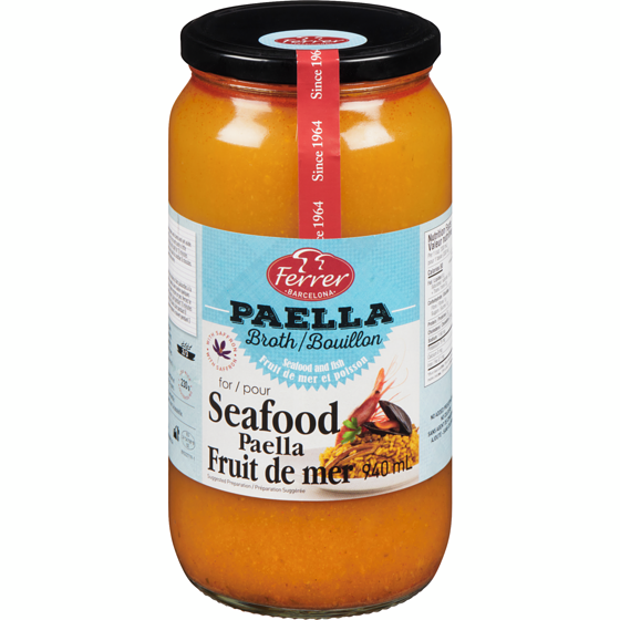 Ferrer Paella Broth Seafood And Fish 940 ml, $1.38/100ml