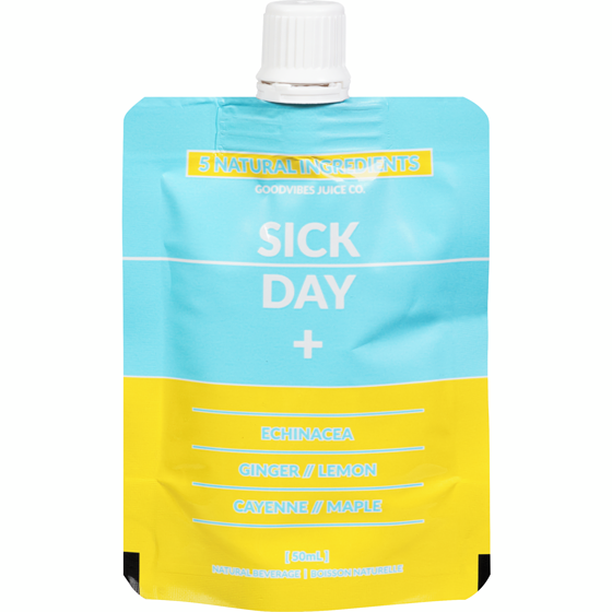 goodvibes Juice Co Natural Beverage Sick Day 50 ml, $8.98/100ml