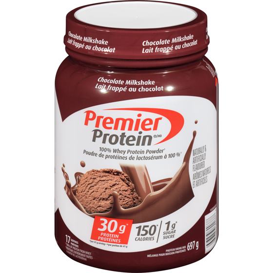 Premier Powder Protein Protein Whey Powder Chocolate Milkshake 697 g, $5.02/100g