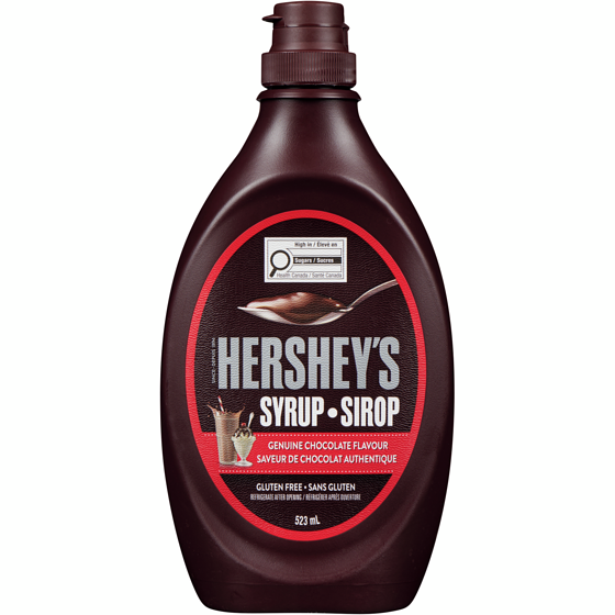 Hershey's Syrup Genuine Chocolate Flavour 523 ml, $1.53/100ml