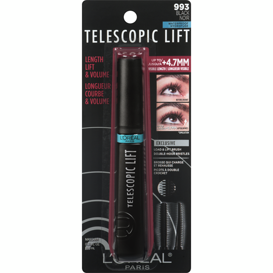 L'Oreal Paris Telescopic Lift Mascara, Black 10 ml, $199.90/100ml