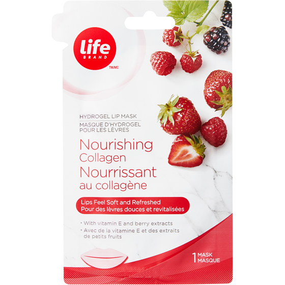 Life Brand Nourishing Collagen Hydrogel Lip Mask 1 ea, $2.29/1ea