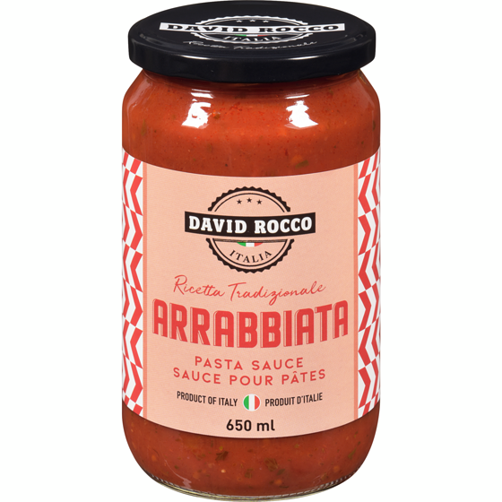 David Rocco Pasta Sauce Arrabbiata 650 ml, $1.54/100ml
