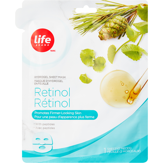 Life Brand Retinol Hydrogel Sheet Mask 1 ea, $4.29/1ea