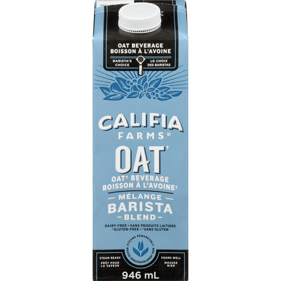 Califia Farms Oat Beverage Barista Blend 947 ml, $0.74/100ml