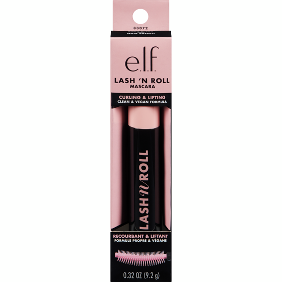 Elf Lash 'n Roll Mascara Pitch Black 9.2 g, $86.85/100g
