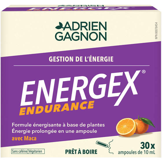 Santé naturelle Energex endurance gestion de l'énergie 30 ea, 0,73 $/1ch