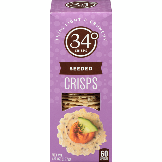 34 Degrees Crisps graines 127 g, 6,30 $/100g