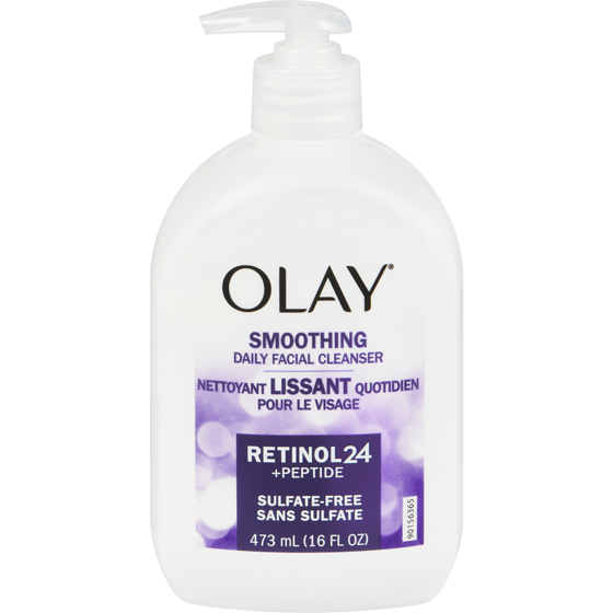 Olay Retinol 24 + Pep Face Wash, Smoothing, Sulfate-Free 473 ml, $3.27/100ml