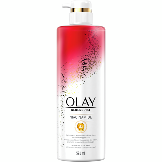 Olay Age Defying Body Wash with Niacinamide 591 ml, $2.37/100ml