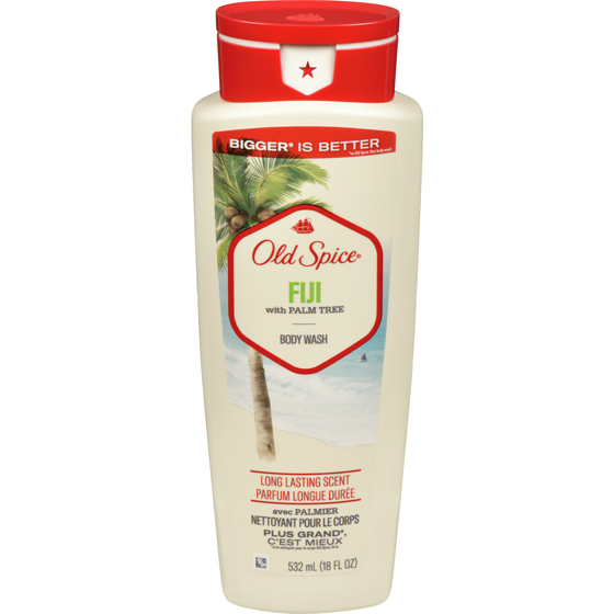 Old Spice Men's Body Wash Fiji with Palm Tree 532 ml, $2.25/100ml