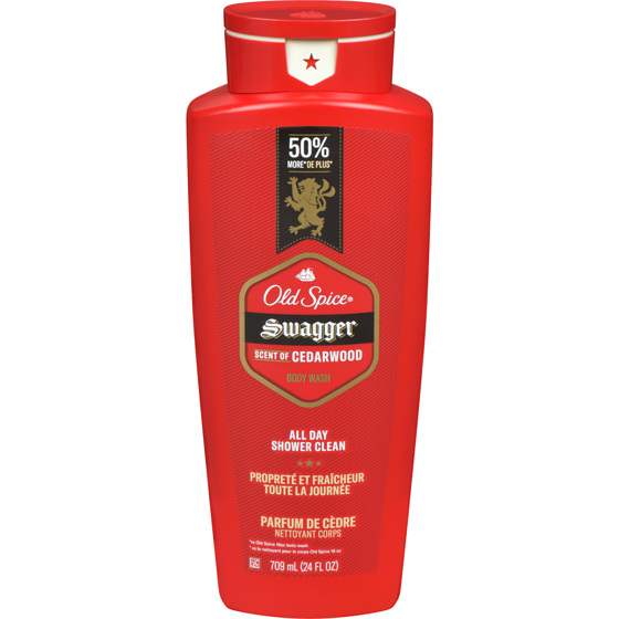 Old Spice Nettoyant corps Swagger, parfum de cèdre 709 ml, 1,41 $/100ml