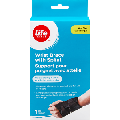 Life Support pour poignet avec attelle 1 ea, 20,49 $/1ch