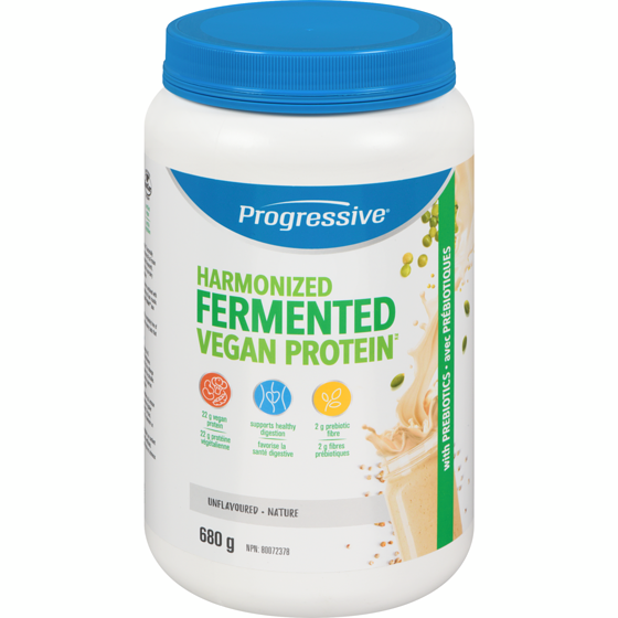 Progressive Harmonized Fermented Vegan Protein Unflavoured 680 g, $8.38/100g