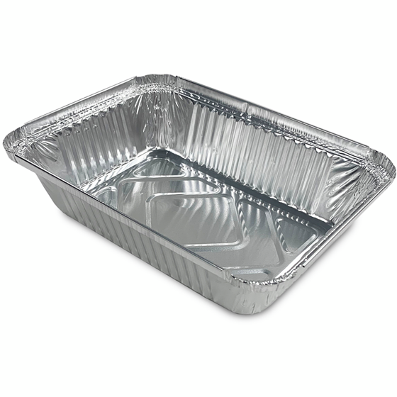 null Contenant oblong en aluminium 2.25 LB 100 ea, 0,32 $/1ch