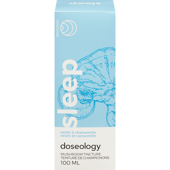 Doseology Sleep - Reishi Mushroom, Chamomile & Melatonin Tincture 100 ml, $24.99/100ml