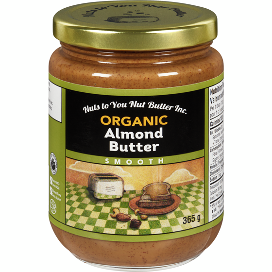 Nuts to You Almond Butter Smooth Organic 365 g, $4.11/100g