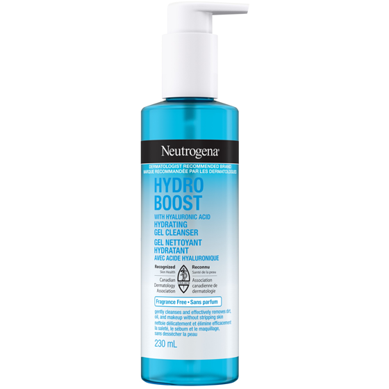Neutrogena Hydro Boost Fragrance-Free Hydrating Cleansing Gel, Facial Cleanser, Hyaluronic Acid, Paraben Free 230 ml, $6.65/100ml