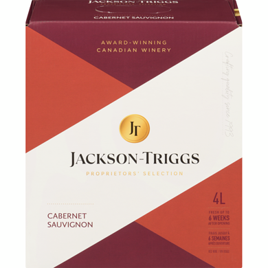 Jackson Triggs Proprietors' Selection Red Wine Cabernet Sauvignon (ID required at pick-up) 4000 ml, $1.25/100ml