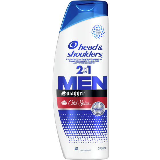 Head & Shoulders Mens 2 in 1 Dandruff Shampoo and Conditioner, Swagger 370 ml, $2.29/100ml