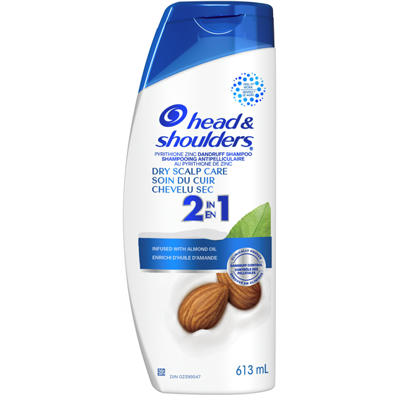 Head & Shoulders Dry Scalp Anti-Dandruff 2-in-1 Shampoo + Conditioner 613 ml, $2.12/100ml