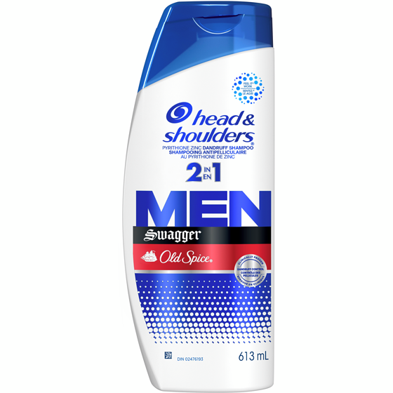 Head & Shoulders Mens 2 in 1 Dandruff Shampoo and Conditioner, Swagger 613 ml, $2.12/100ml