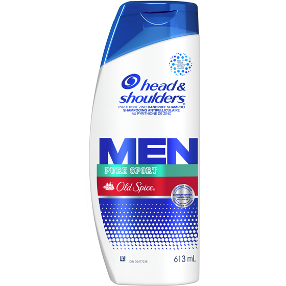 Head & Shoulders Mens Dandruff Shampoo, Pure Sport 613 ml, $1.87/100ml