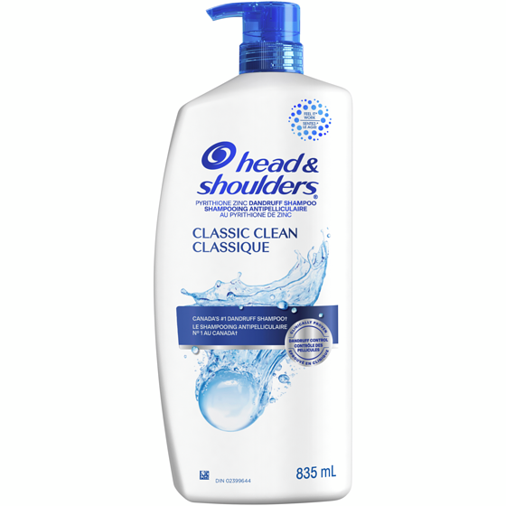 Head & Shoulders Shampooing Classique 835 ml, 1,86 $/100ml
