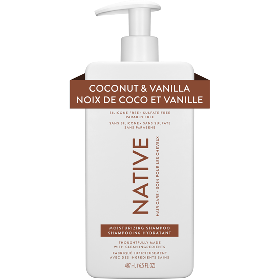 Native Shampooing hydratant noix de coco et vanille 488 ml, 2,87 $/100ml