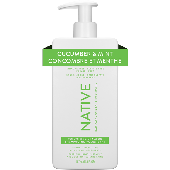 Native Shampooing volumisant concombre et menthe 487 ml, 2,87 $/100ml