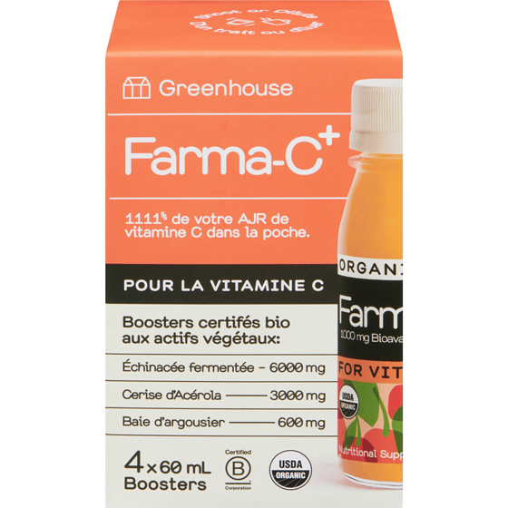 Greenhouse Booster biologique farma-c+ 4x60.0 ml, 5,83 $/100ml