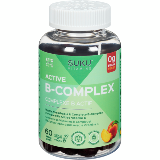 SUKU Complexe b actif 60 ea, 0,42 $/1ch