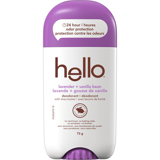 Hello Lavender Vanilla Aluminum Free Deodorant for Women 73 g, $13.68/100g