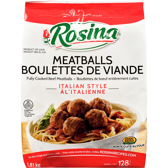 Rosina Meatballs Italian Style 1.81 kg, $1.93/100g