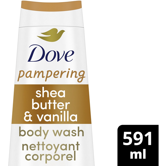 Dove Nettoyant Corporel Beurre de Karité et Vanille 591 ml, 2,03 $/100ml