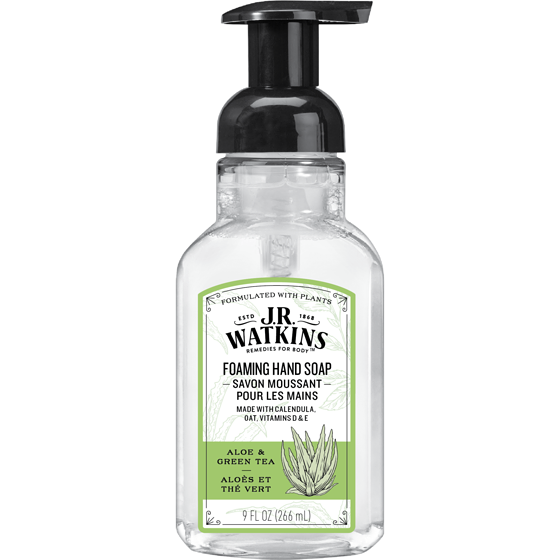 J.R. Watkins Foaming Hand Soap, Aloe and Green Tea 266 ml, $2.06/100ml