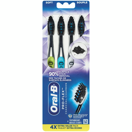 Oral-B Brosse à dents souple Proflex paquet de 4 4 ea, 4,50 $/1ch