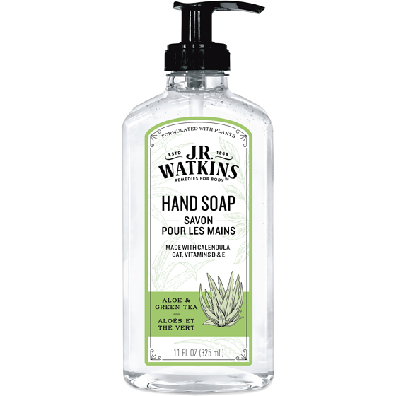 J.R. Watkins Hand Soap Aloe & Green Tea 325 ml, $1.69/100ml