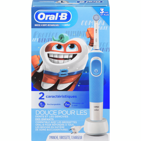 Oral-B Brosse à dents rechargeable 3+, doux 1 ea, 42,99 $/1ch
