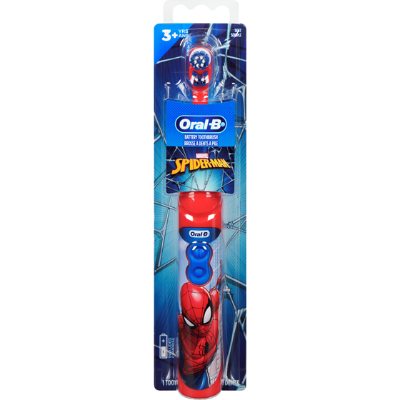 Oral B Kid's Battery Toothbrush featuring Marvel's Spiderman, Soft Bristles, for Kids 3+ 1 ea, $7.99/1ea