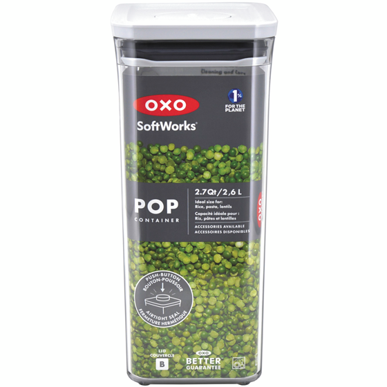 Oxo Softworks POP 2.0 Rectangle Medium Container 1 ea, $20.00/1ea